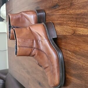 ALDO Business Casual Leather Men's Dress Shoes Mid-top Boots Brown 10.5M (42)